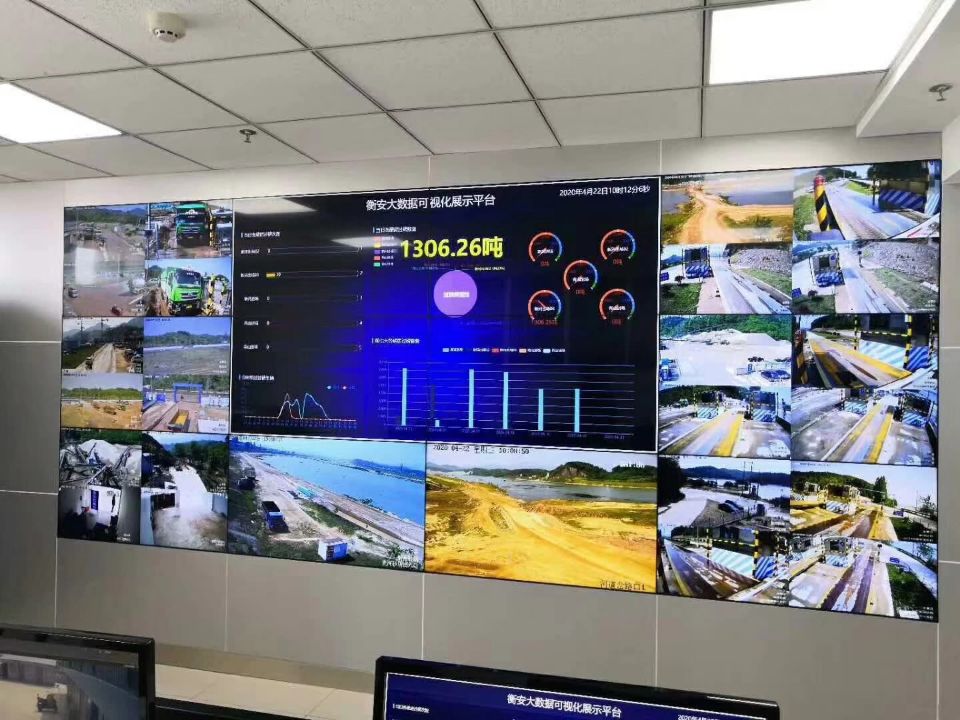 衡安地磅稱重系統監控大廳